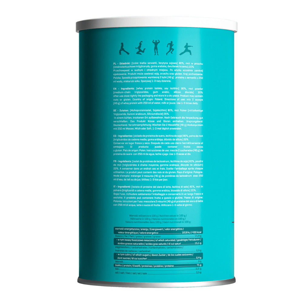Keto Whey Protein with Coconut Oil MCT-1